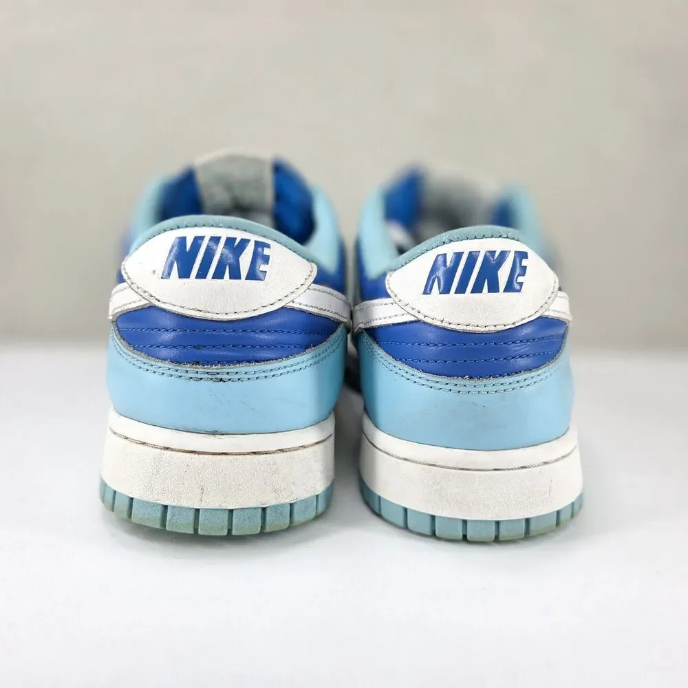 Nike Dunk Low Argon Blue Flash White Retro Sneakers DM0121-400 Sz 10